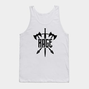 Barbarian Rage Weapons Vintage Tank Top